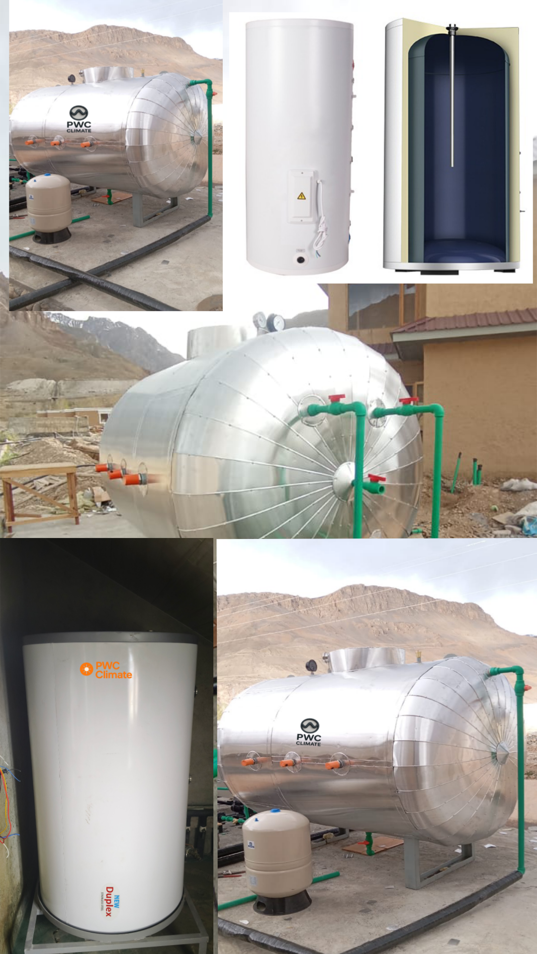 SS304 Hot Water Storage Tank